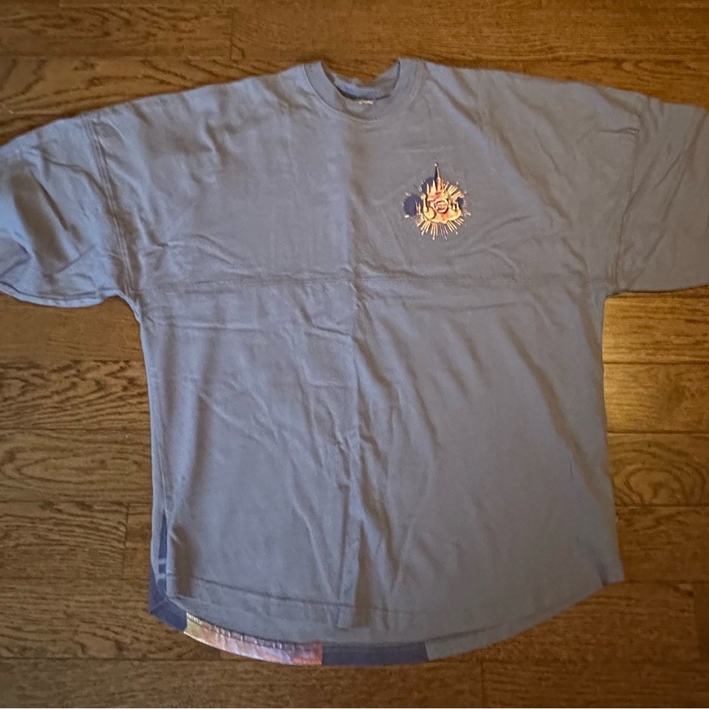 Disney Light Blue Men's Tee with Graphic